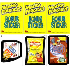 2011 Wacky Packages All New Series 8 {ANS8} Bonus Card Set B1,B2,B3 Free... - £3.18 GBP
