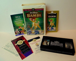 Bambi 55th Anniversary Limited Edition Restored Disney VHS used - £4.35 GBP