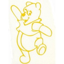 winnie the pooh yellow disney character cartoon 3x4&quot; auto car sticker decal - £11.98 GBP