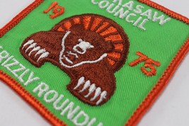 Vintage 1975 Grizzly Roundup Chickasaw Council Boy Scouts of America BSA Patch - £9.24 GBP