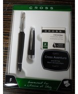 CROSS AVENTURA FOUNTAIN PEN WITH 6 CARTRIDGES MODEL AT0156H -1MS/15 ⭐ NEW⭐ - $21.86 CAD