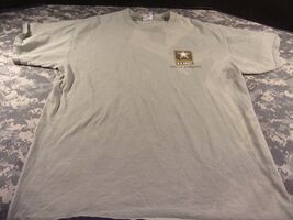 2006 U.S. ARMY STRONG T-SHIRT "STAND STRONG, STAND TALL, STAND OUT" TAN ... - $31.67