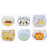 New 6 Pack Unisex Potty Training Pants New Designs Cotton Polyester - $552.90 MXN