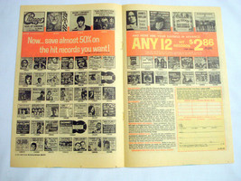 1971 Two Page Ad Columbia Record Club Terre Haute, Indiana - £6.37 GBP
