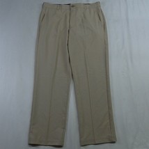 IZOD Golf 32 x 30 Khaki Straight Tech Golf Dress Pants - £11.00 GBP