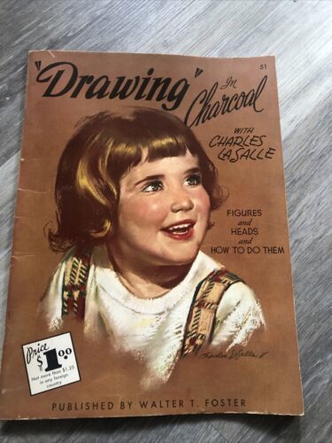 Primary image for " DRAWING IN CHARCOAL ART INSTRUCTION BOOK by WALTER FOSTER. SOME ADULT PICTURES