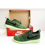 Authenticity Guarantee 
Nike Roshe One Flyknit. Green/Black//Lime. Women... - £72.41 GBP