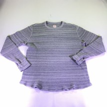 Mossimo Womens  Shirt Long Sleeve Gray XL 100% Cotton - £9.96 GBP