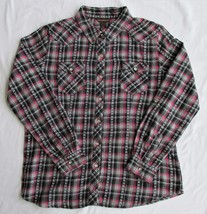 Bit &amp; Bridle Women&#39;s Cotton Flannel Western Shirt Size Medium (Junior) - £11.76 GBP