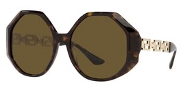 Versace VE4395 108/73 Sunglasses Havana Frame Dark Brown 59mm Lens - $380.00