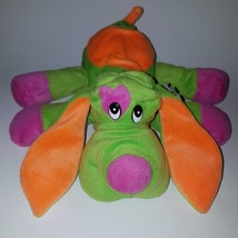 VTG Main Joy Puppy Dog Plush Green Orange Pink Heart Bean Bag Beagle Bloodhound - £47.44 GBP