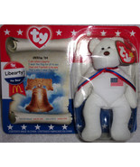 Ty Liberty Bear Beanie Baby McDonald&#39;s 2000 In Package - £3.92 GBP
