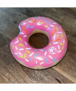 Mattel Barbie Doll Pink Donut Pool Float Ring Hard Plastic Floatie Toy  - $13.70 CAD