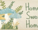 Kitchen Accent Rug (17&quot;x28&quot;) MUSHROOMS &amp; LEAVES, HOME SWEET HOME,NR - $24.74