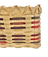 Handmade Basket Mail Basket Various Color Accents - £27.29 GBP