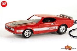 HTF KEY CHAIN 71/1972/1973 RED FORD MUSTANG MACH 1 RAM AIR CUSTOM Ltd GR... - £55.13 GBP