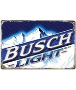 Busch Light Beer Novelty Metal Sign 8&quot; x 12&quot; Wall Art - $9.48