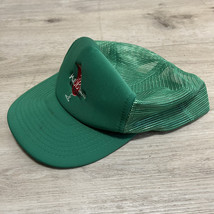 Pat O&#39;Brien&#39;s New Orleans Vtg Green Snapback Mesh Trucker Dad Hat Mardi ... - $22.76