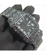 Blue Diamond Watch For  Luxury Stainless Steel  Hip Hop Watches Unique B... - $65.99