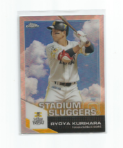 Ryoya Kurihara (Fukuoka) 2021 Topps Chrome Nippon Nbp Stadium Sluggers Ins #SL24 - £11.00 GBP