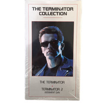 The Terminator Collection Arnold Schwarzennegger VHS 1995 2-Tape Set Sealed - £18.27 GBP