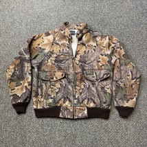 Vintage Realtree Spartan Camo Jacket Mens LG Polar Fleece Camouflage Hun... - $37.62