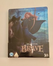 Disney Pixar&#39;s Brave Limited Edition Steel Book 3D/2D Blu-ray Zavvi Region B New - £62.50 GBP