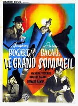 THE BIG SLEEP POSTER 27X40 IN FRENCH HUMPHREY BOGART LAUREN BACALL 69X10... - £28.03 GBP