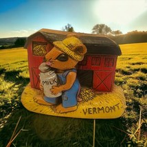 CGM Vermont Mouse Dairy Farmer Refrigerator Magnet Souvenir  - €12,07 EUR