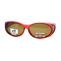 Polarized Fit Over Glasses Sunglasses Womens Fashion Oval OTG Frame - £8.69 GBP+