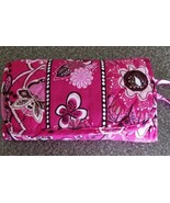 Pink Quilted ~ Cotton Fabric ~ All In One ~  Crossbody Wallet - $42.10 CAD