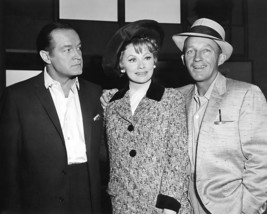 Bob Hope and Bing Crosby 16x20 Poster with Lucille Ball 1960&#39;s candid - £15.62 GBP