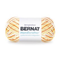 Bernat Handicrafter Cotton Yarn, Ombre, 12 Ounce, Creamsicle - $16.99