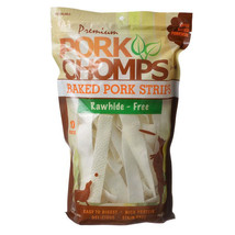 Pork Chomps Premium Baked Pork Strips: Rawhide-Free Dog Treats. - £12.48 GBP+