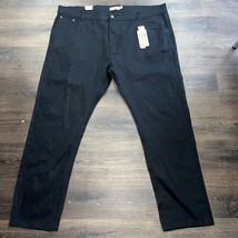 MEN&#39;S 50x 34&quot; OLD SKOOL BLACK DENIM PANTS JEANS NEW W/TAG - $26.18