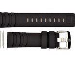 Genuine Luminox Carbon Seal 3800 Series 24mm Gray Watch Band Strap Rubbe... - $95.95