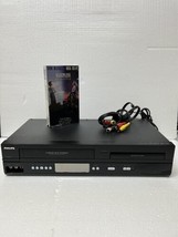 Vcr Dvd Combo Player 4 Head Hi-Fi Vhs Recorder Philips Works Great No Remote - £93.33 GBP
