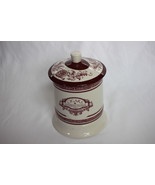 Cigars International White and Red Ceramic Humidor Jar - $350.00