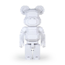 Bearbrick (White) Brick Sculpture (JEKCA Lego Bricks) DIY Kit - £76.61 GBP