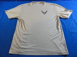 DISCONTINUED USAF AIR FORCE ROTC LEAD 2017 MAX 5 ALL IN SAND TAN SHIRT L... - $31.67