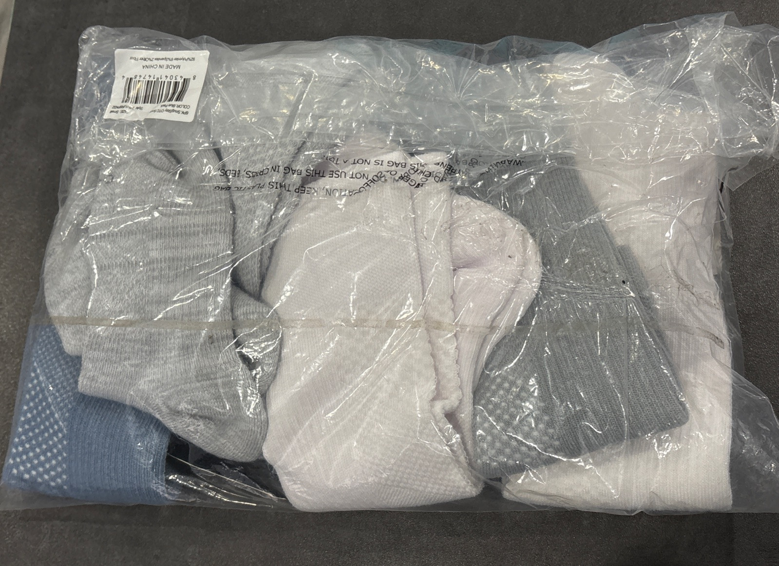 Tommie Copper 6PK SnugStay Over Calf Compression Socks White Grey Blue S... - $74.25