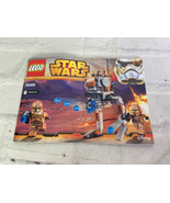 LEGO Star Wars 75089 Geonosis Troopers Instruction Manual Booklet Guide ... - $8.00