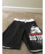 1 Pc Men&#39;s Duck Dynasty Black Unlined Swim Shorts Trunks Size 32 - £25.98 GBP