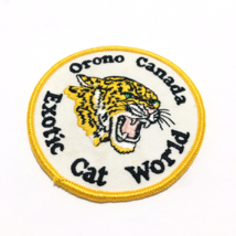 Vintage 70&#39;s Collectible Exotic Cat World Orono Canada Patch RARE - $436.75 MXN
