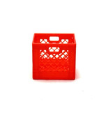 Milk Crate 1:10 Scale Vehicle Garage Store Grocery Miniatures 3D Printed - $12.00