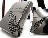 The Angel&#39;s Wing 3 Sides Metal Black No.10254 Zippo 2011 MIB Rare - $94.00