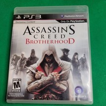 Assassin&#39;s Creed: Brotherhood (Sony PlayStation 3, 2010) PS3 Complete W/ Manual - £7.32 GBP