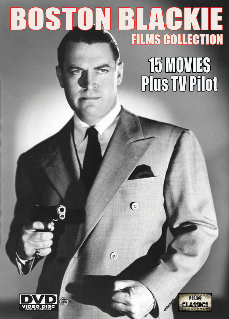 BOSTON BLACKIE FILMS COLLECTION - 15 MOVIES - 8 DVD-R
