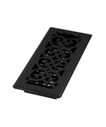 Floor Diffuser 4x10 Black Metal Register Vent Cover Cast-Iron Style Heat... - €15,79 EUR