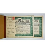 1938 Rare Stock Certificate Book / Certs &quot;Venture Oil Company&quot; WS7C - £101.86 GBP